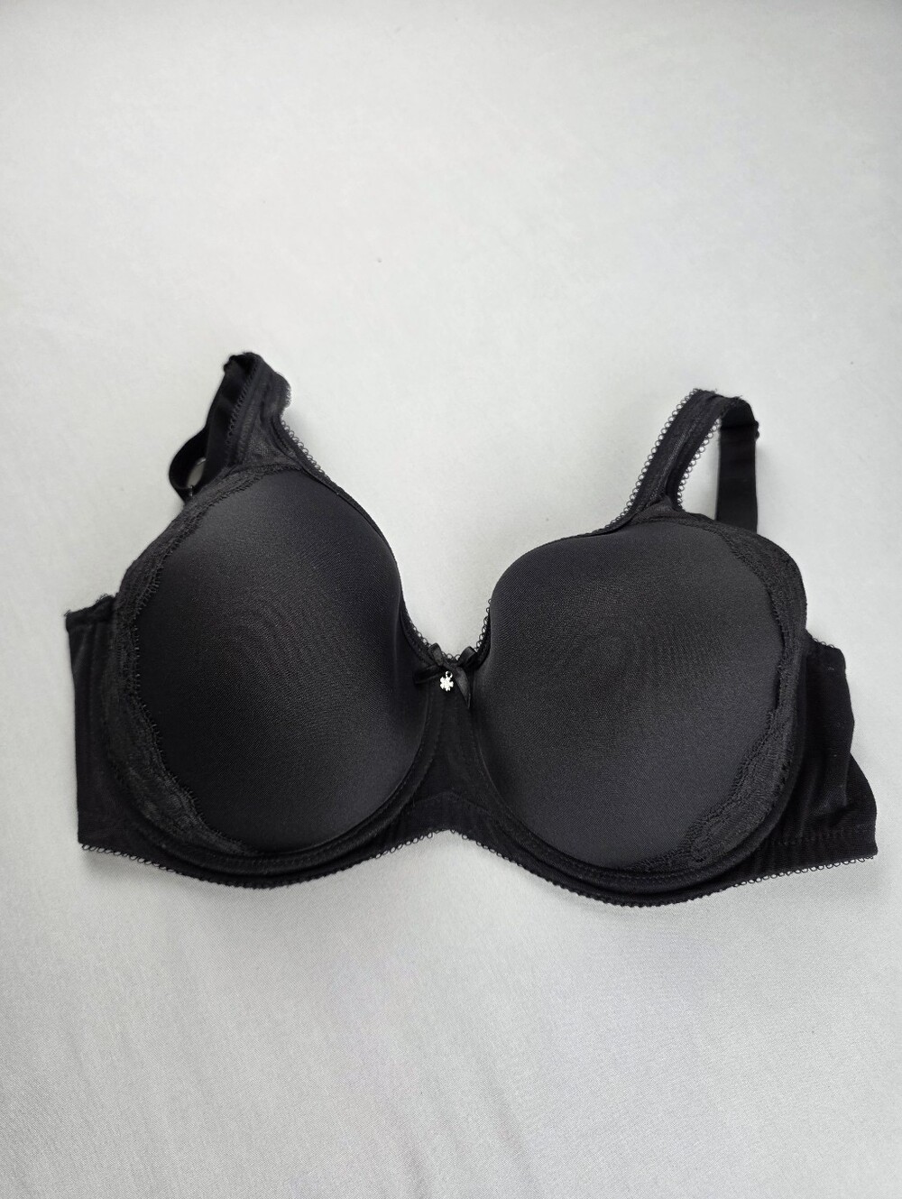Wacoal Retro Chic Full Coverage Contour Underwire Bra Style # 853186 Black 34G